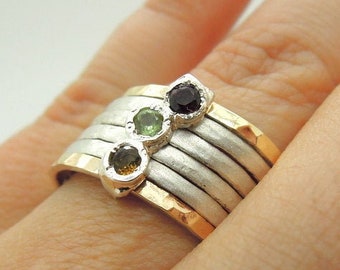 Colorful Citrine Ring for Women