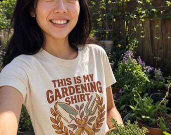 Questa è la mia maglietta da giardinaggio - Regalo divertente per giardinieri - Maglietta da giardino sporca di terra