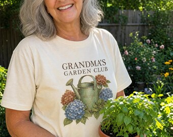 Maglietta del Club del Giardinaggio della Nonna - Regalo divertente per la nonna appassionata di giardinaggio - Maglietta vintage da giardino