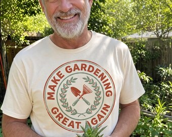 Maglietta da giardinaggio – Maglietta da giardino retrò, regalo divertente per giardinieri