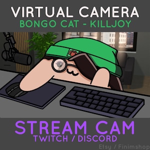 Bongocat - Killjoy Agent Valorant | Customizable Virtual Camera for Twitch & Discord (Custom Included)