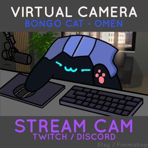 Bongocat - Omen Agent Valorant | Customizable Virtual Camera for Twitch & Discord (Custom Included)