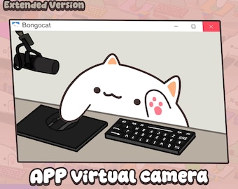 Bongocat Extended - APPLICATION | Customizable Virtual Camera for Twitch & Discord