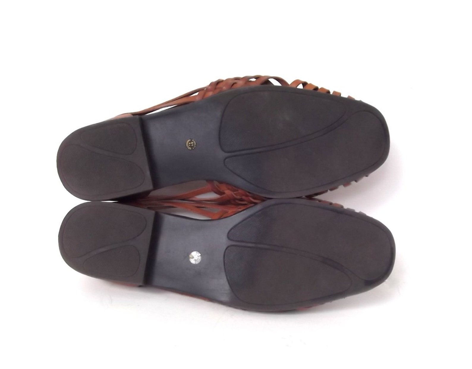 Vintage Leather Closed Toe Huarache Sandals. Women's Sz. Etsy