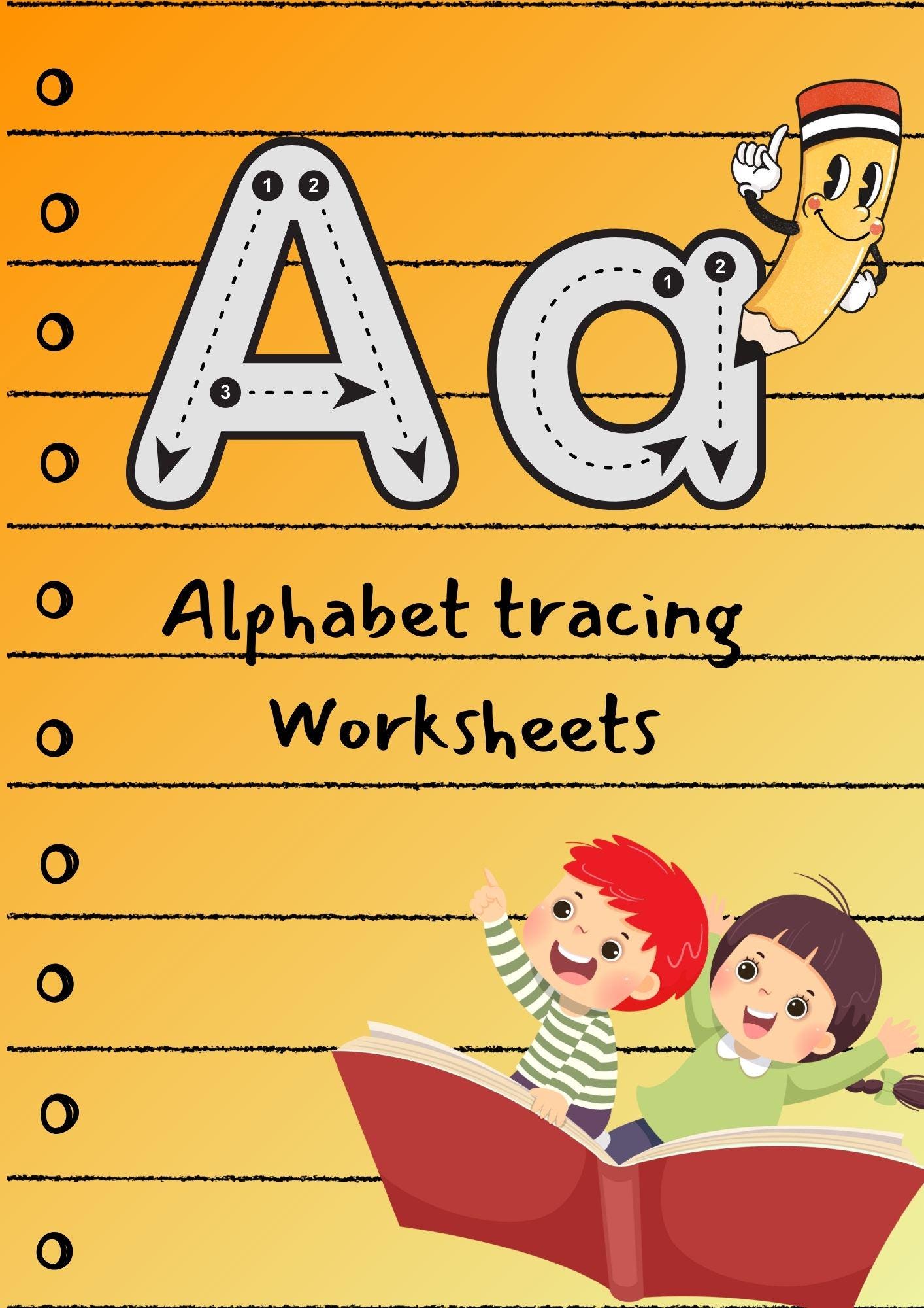 ABC Tracing Sheets Alphabets Tracing Prek Sheets Etsy