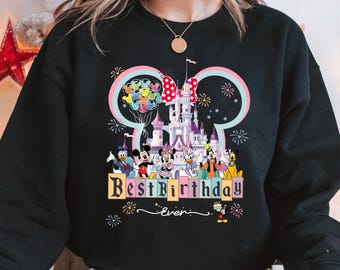 Disneyland Shirt - Best Birthday Mickey and Friends Tee, Adorable Disney Castle T-Shirt, Perfect Gift for Kids & Disney Lovers
