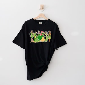 Comfort Color Shirt, St Paddy's Princess Shirt, Disney Princess Tee, St Patrick's Tee, Pocahontas Shirt, Ariel Tee, Irish Shirt, Mulan Shirt image 6