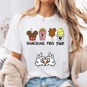 Snacking For Two Disney Shirt, Pregnancy Reveal Tee, Mom Shirt, Sweet Expecting Shirt, Maternity Clothing