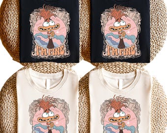Anxiety Inside Out Shirt, Anxiety Character T-Shirt, Disney Emotions tee, I’m Fine Everything is Ok, Inside Out Anxiety Gift