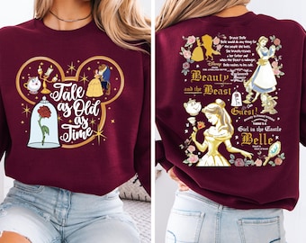 Beauty and the Beast Princess Belle Shirt | Tale as Old as Time Tee | Fairy Tale Romance Outfit
