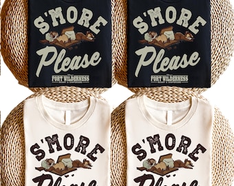 Disney S'more Please Shirt, Chip and Dale Camp Shirt, Double Trouble Camper Tee, Disney's Fort Wilderness, Disney Camping Tee, Camper Shirt