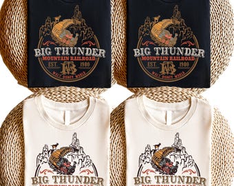 Disney World The Wilderness Big Thunder Mountain Railroad T-shirt, Disney The Wildest Ride Tee, Disneyland Family Holiday 2025 Trip