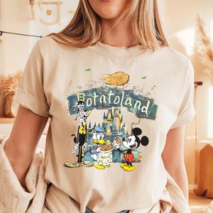 Disney Potatoland Shirt, Mickey And Friends Potatoland Shirt, Mickey And Co T Shirt, Disney Potatoland Castle Shirt