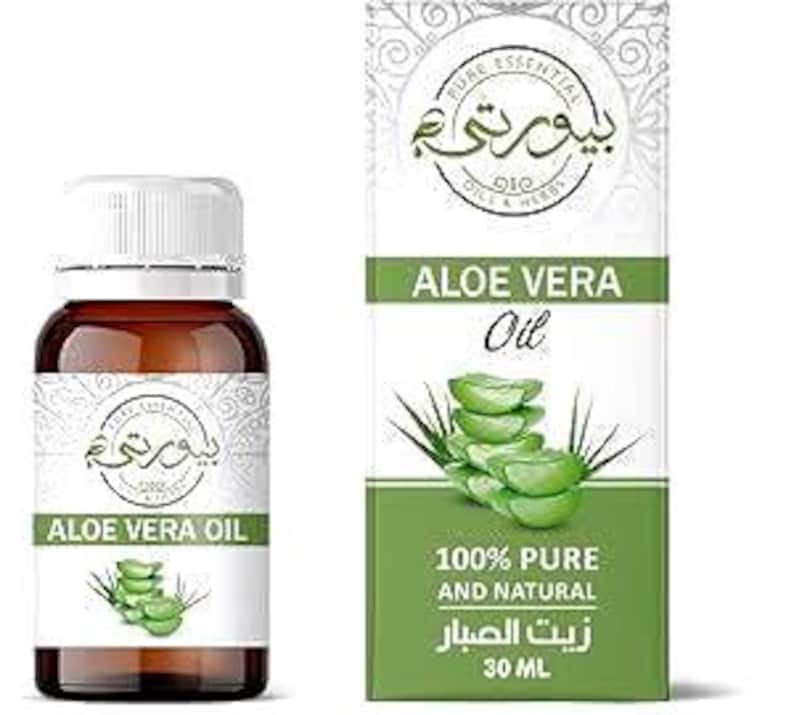 Aloe Vera oil: Experience the gentle, nourishing power of 100% Pure Oil,crafted to preserve its natural benefits for healthy, skin and hair. image 2