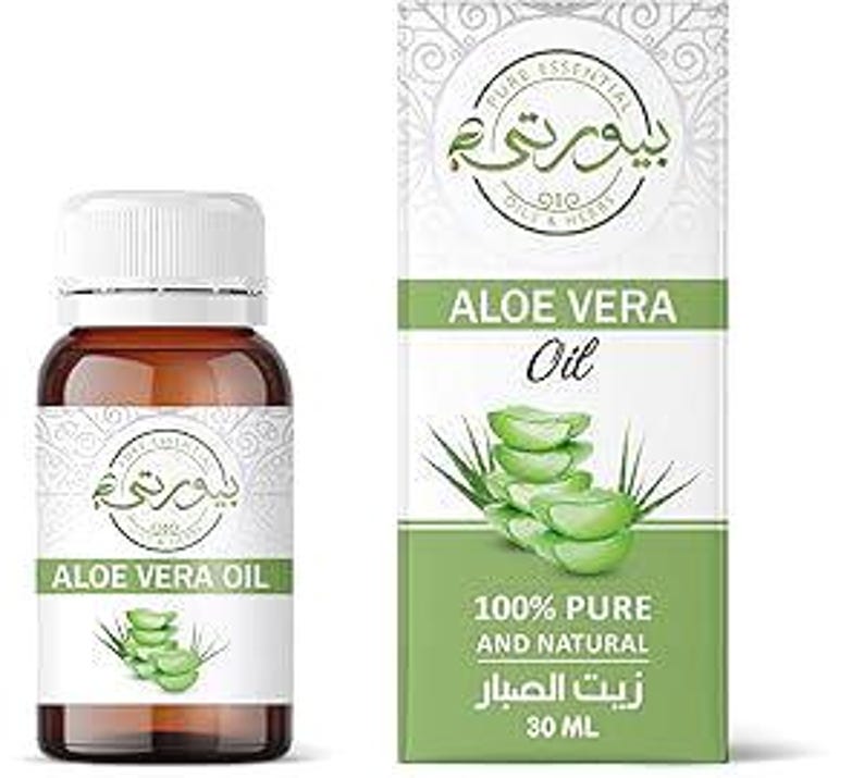Aloe Vera oil: Experience the gentle, nourishing power of 100% Pure Oil,crafted to preserve its natural benefits for healthy, skin and hair. image 1