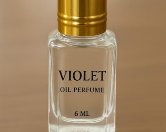Aceite perfumado de violeta: Aroma floral suave y duradero.