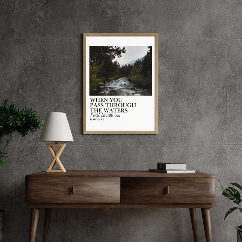Scenic Pictures With Scripture 3 Pack Scenic Bible Verse DIGITAL PRINT Christian Wall Decor, Bible ...