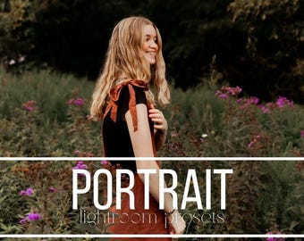 10 PORTRAIT Lightroom Preset Bundle, Film Presets, Vintage Filters Vintage Presets, Film Lightroom Bundle, Lightroom Portrait Presets
