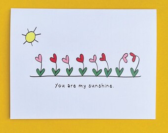 You are My Sunshine Card