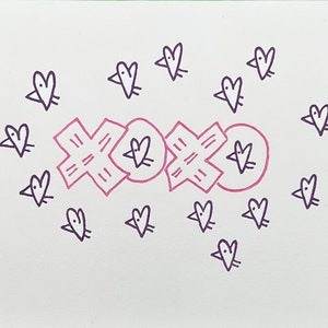 Il y a de l'amour dans l'air ! Carte typographique