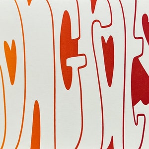Un grand bravo ! Carte typographique