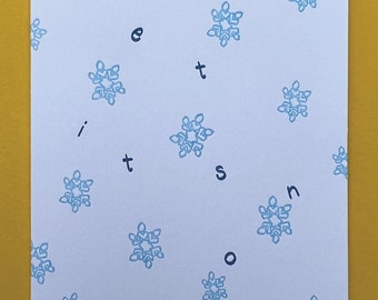 Let It Snow card