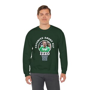 Funny Tom Izzo Michigan State Basketball Sweatshirt, Unisex Crewneck Pullover, Angry Elf Fan Gift, College Sports Apparel, MSU Hoops Fan
