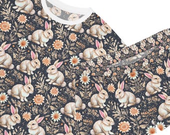 Conjunto de pijama de conejito de Pascua para niñas, ropa de dormir para mujer, lindo pijama de conejo, conjunto de pijama corto de primavera, regalo navideño