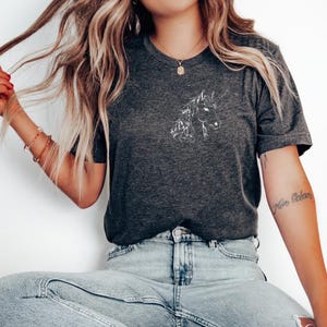 Unicorn Tee, Magical Fantasy Horse Shirt, Mythical Animal Graphic Tee, Rainbow Horn T-Shirt, Gift for Unicorn Lover, gift for girls