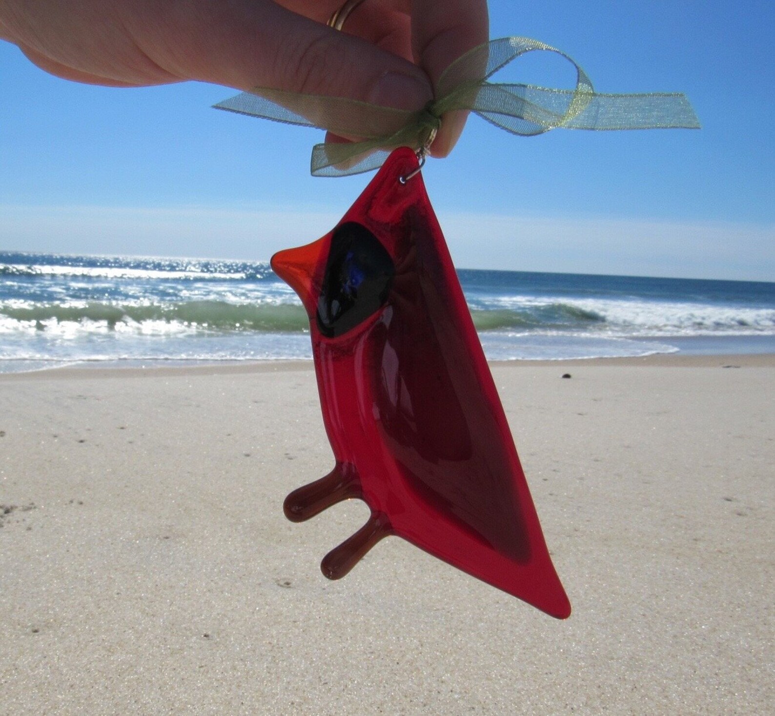 CARDINAL SUNCATCHER GIFT for Mom Wife Grandmother Bird Etsy