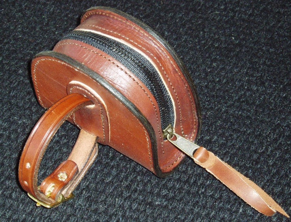 Handmade Leather Fly Reel Case -  Canada