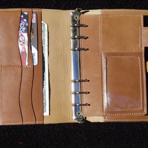 Handtooled Leather Planner image 2