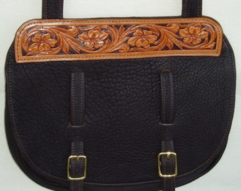 Ladies Shoulder Bag-Genuine American Bison