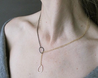 Loop(ed) silver & gold Necklace