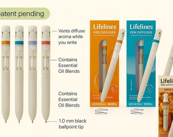 Penna per aromaterapia alla lavanda / Strumento per alleviare l'ansia / Diffusore calmante per la concentrazione / Regalo di supporto allo stress