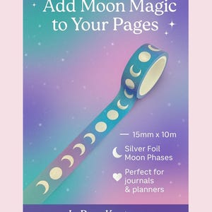 Moon Phase Washi Tape
