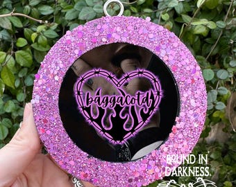 Glitter Car Air Freshener: Handmade Bookish Freshie