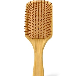 Bamboo Bristle Paddle Brush: Sustainable Detangling Hairbrush