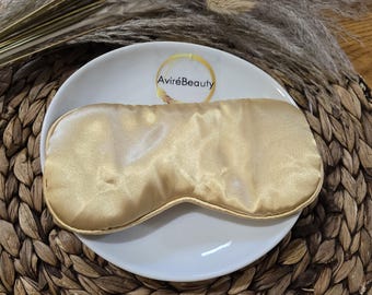Luxe Satin Sleep Eye Mask: Soft, Light Blocking, Adjustable