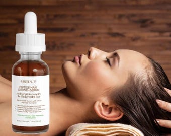 Peptide Hair Growth Serum | Rosemary & Saw Palmetto Scalp Treatment