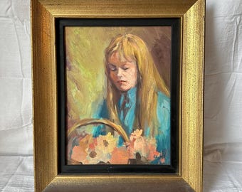 Original Helen Van Wyk Oil Painting on Board | Signed