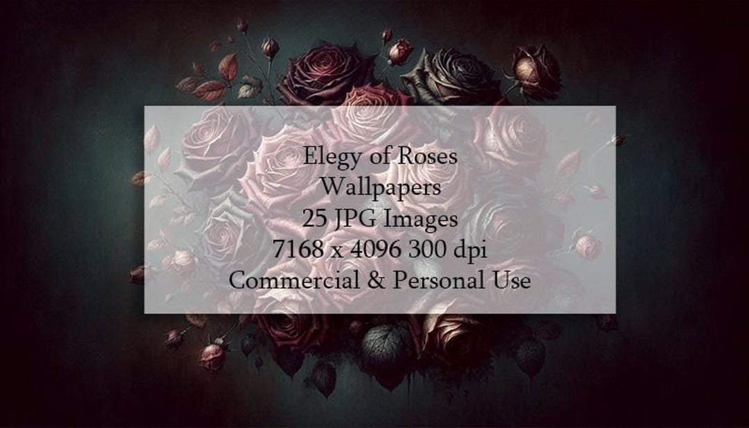 Elegy of Roses Wallpapers Digital Art AI Art Printable Images Printable