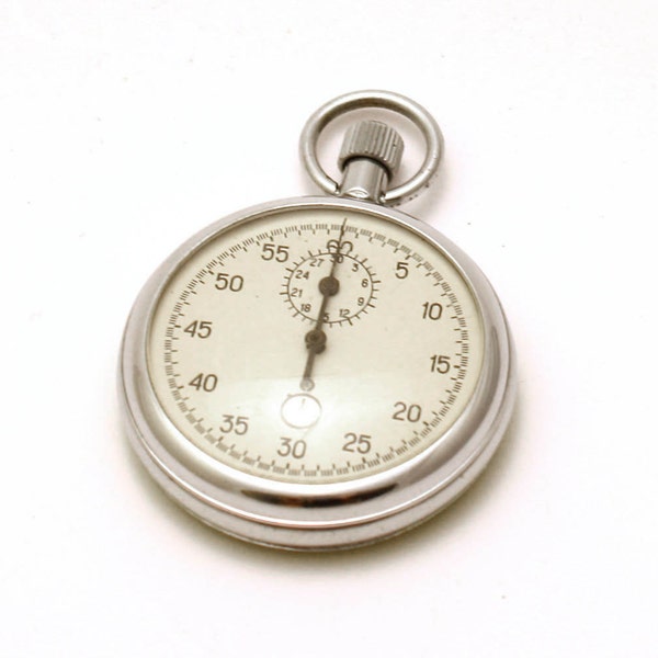Vintage chronometer from Russia Soviet Union era stopwatch