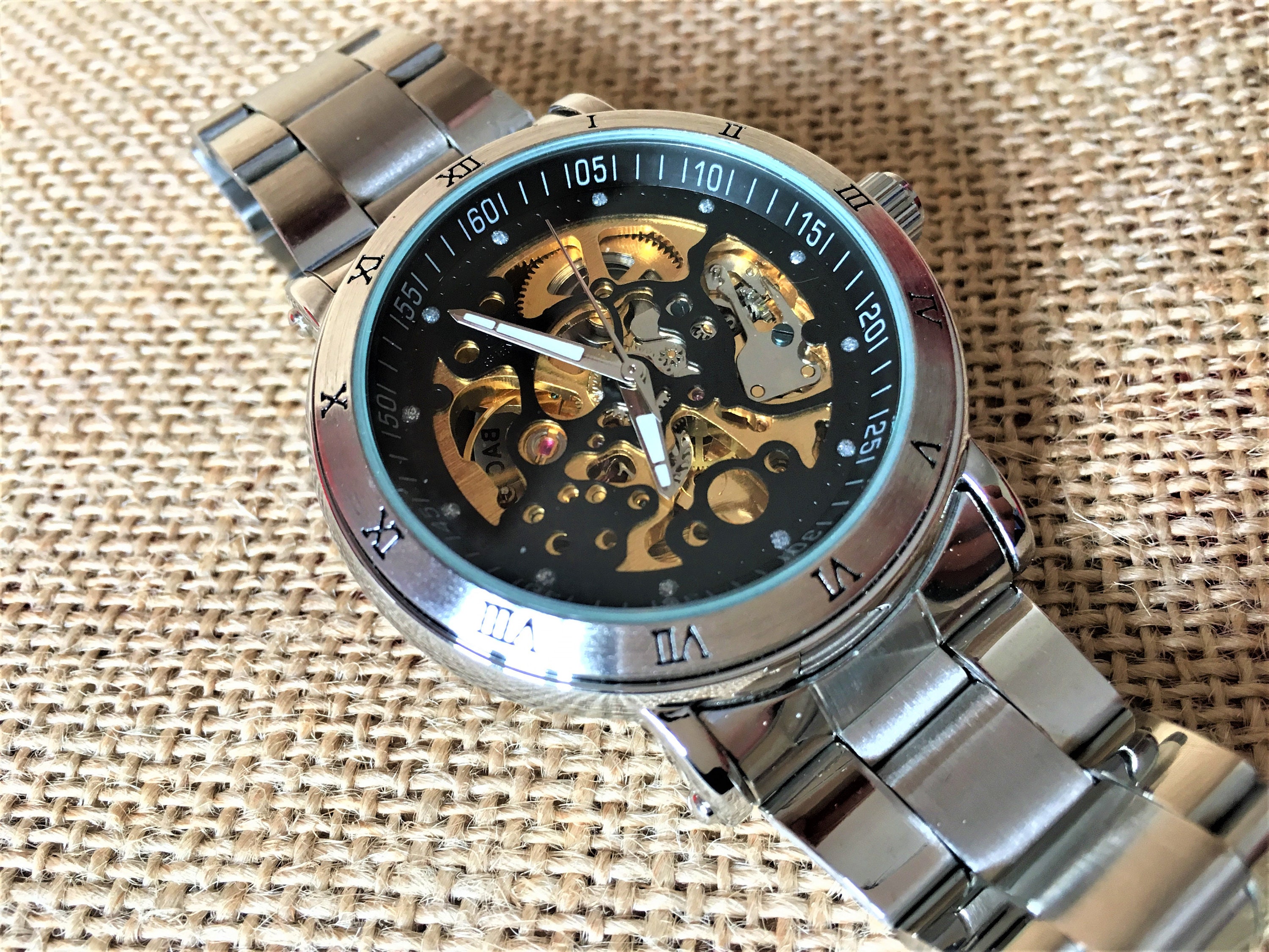skeleton watches women's