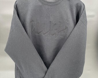 DILLIGAF Embroidered Black Sweatshirt