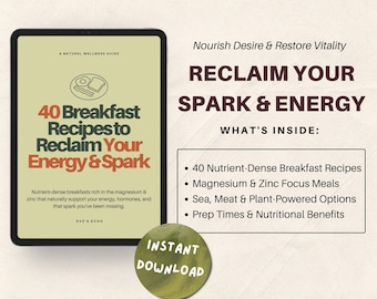 Recetas de desayuno para el equilibrio hormonal, 40 comidas con alimentos integrales (libro electrónico digital)