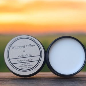 Vanilla Mint Tallow Lip Balm