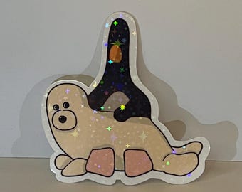 Feathers McGraw inspired Holographic Custom Unique Best Seller, Fan Favorite, Top Selling, Water Proof Vinyl Stickers for indoor 3 inch