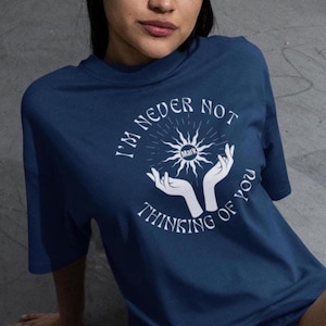 Personalized I'm Never Not Thinking of You Spiritual Sympathy Grief Gift for Widow