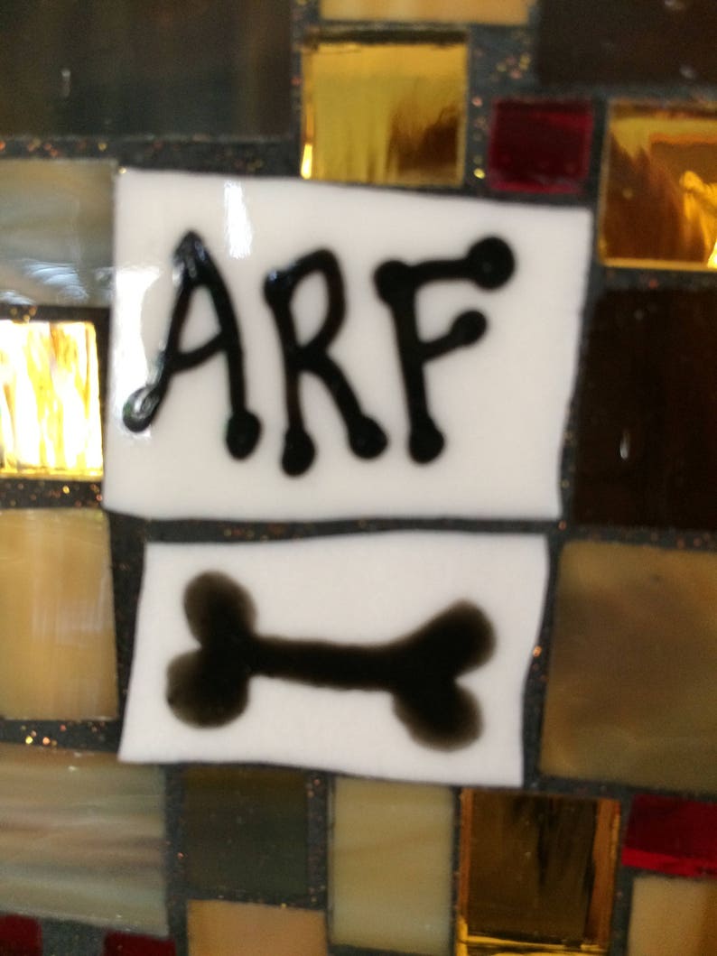 Stained Glass Mosaic Dog Leash Wall Hook